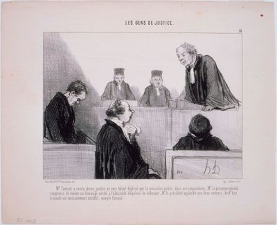 Les Gens de Justice da Honoré Daumier